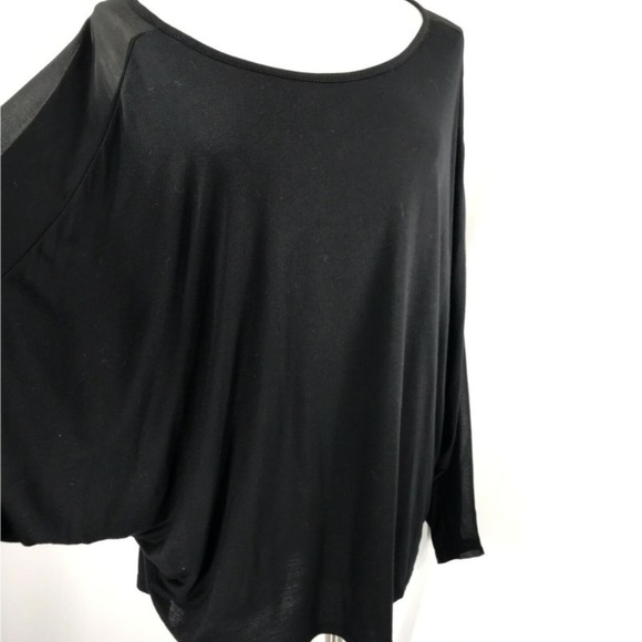 Haute Hippie size L TOP Dolman Sleeves Modal Combo - Picture 2 of 7